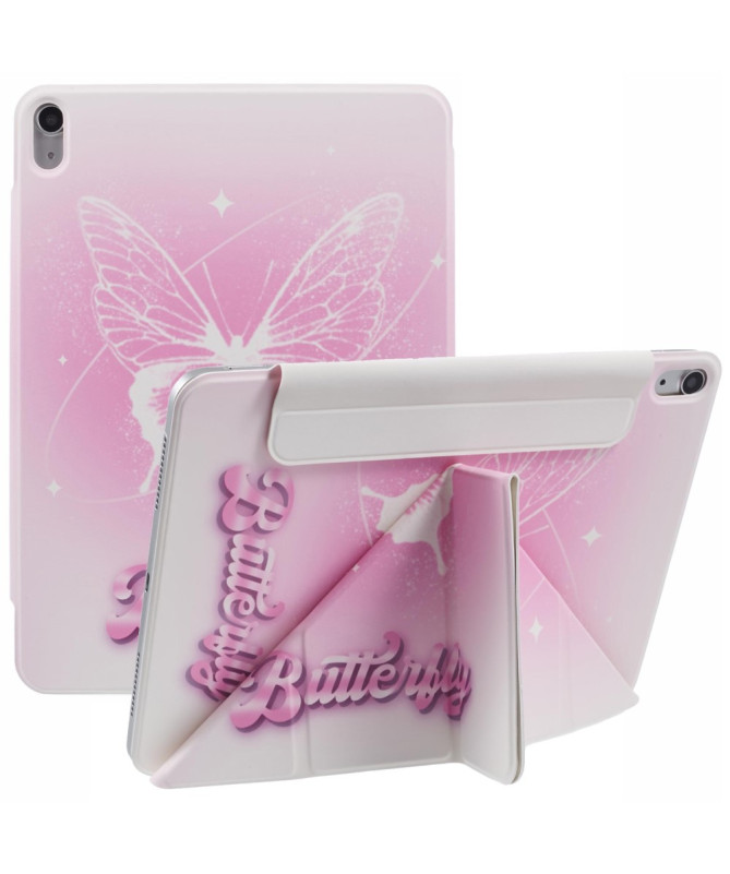 Housse iPad (2025) / 10.9 (2022) Smart Cover Origami | Butterfly Rose