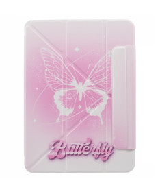 Housse iPad (2025) / 10.9 (2022) Smart Cover Origami | Butterfly Rose