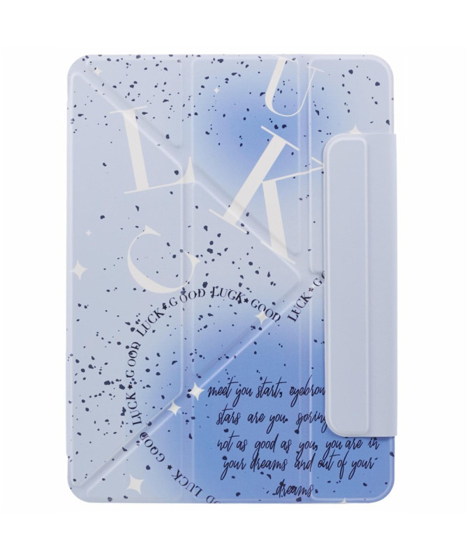 Housse iPad (2025) / 10.9 (2022) Smart Cover Origami | Blue Luck