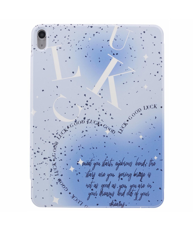 Housse iPad (2025) / 10.9 (2022) Smart Cover Origami | Blue Luck