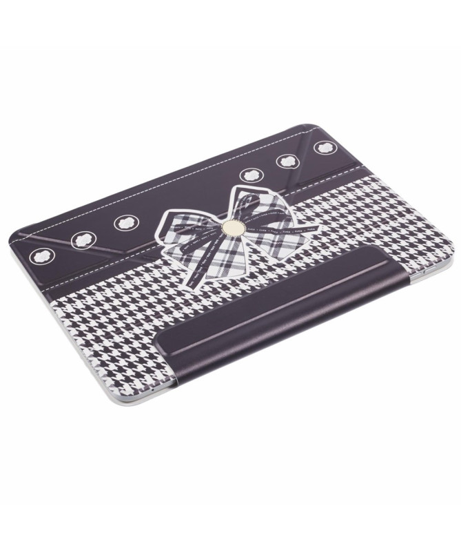 Housse iPad (2025) / 10.9 (2022) Smart Cover Origami | Houndstooth Bow