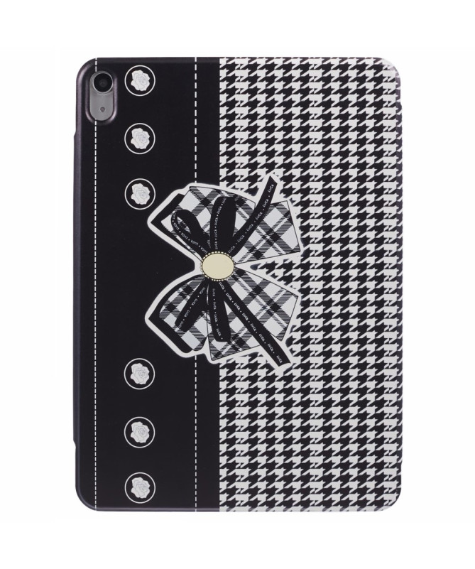 Housse iPad (2025) / 10.9 (2022) Smart Cover Origami | Houndstooth Bow