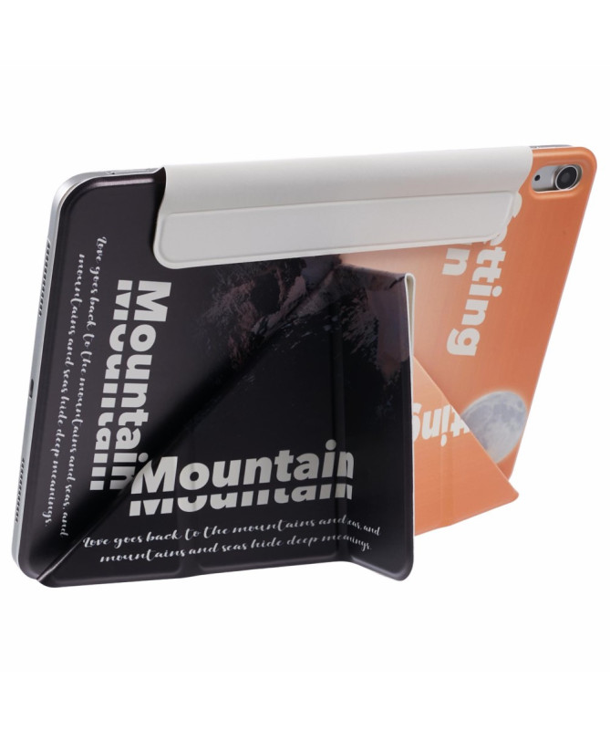 Housse iPad (2025) / 10.9 (2022) Smart Cover Origami | Snow Mountain