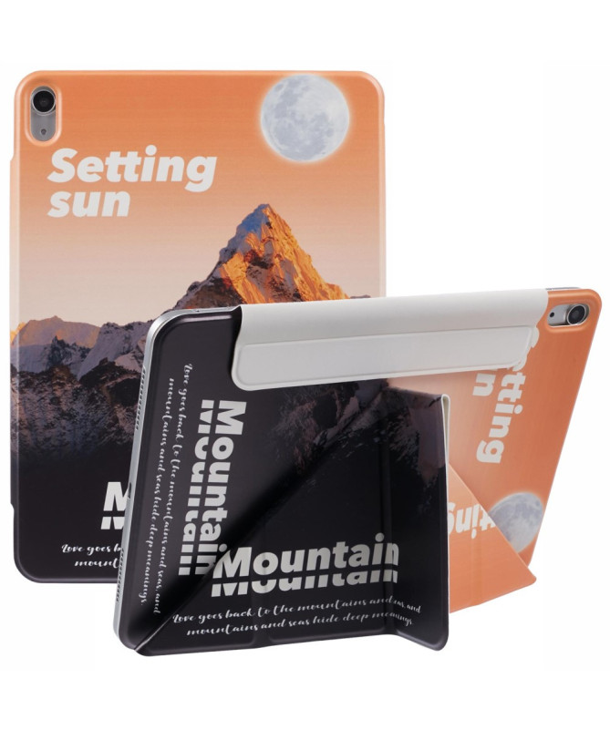 Housse iPad (2025) / 10.9 (2022) Smart Cover Origami | Snow Mountain