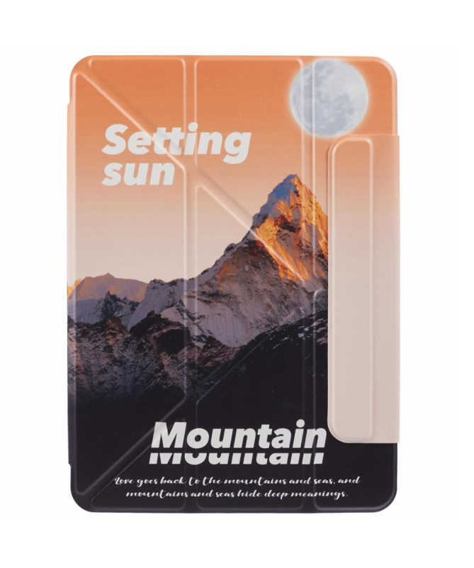 Housse iPad (2025) / 10.9 (2022) Smart Cover Origami | Snow Mountain