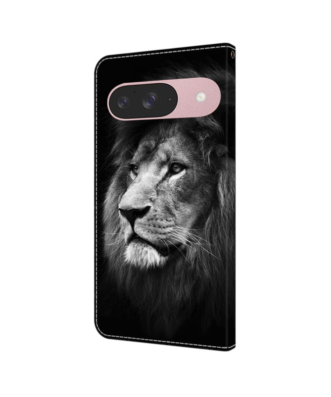 Housse Google Pixel 9 / 9 Pro | Lion Noir & Blanc
