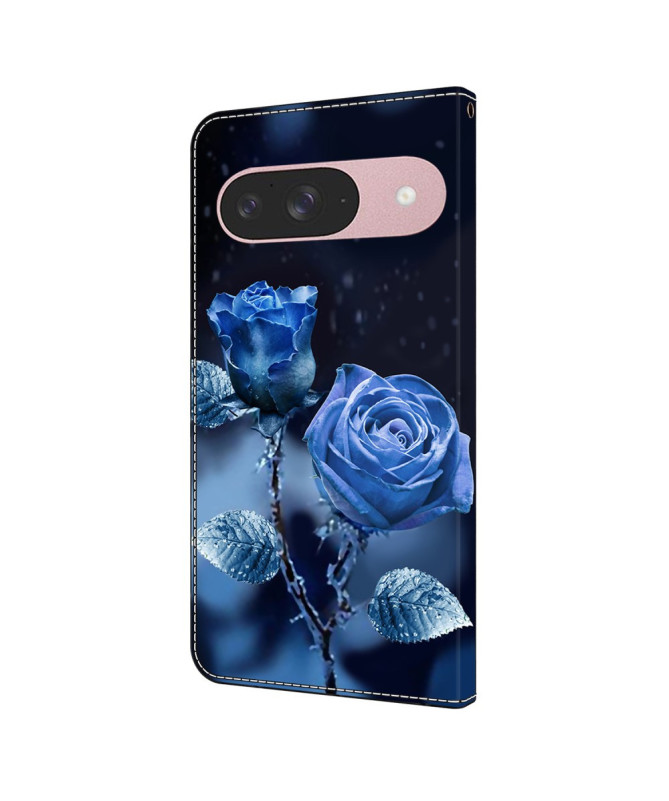 Housse Google Pixel 9 / 9 Pro | Roses Bleues Nuit
