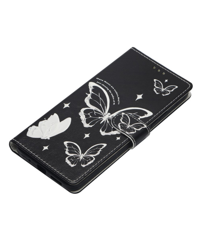 Housse Google Pixel 9 / 9 Pro | Papillons Noirs et Blancs