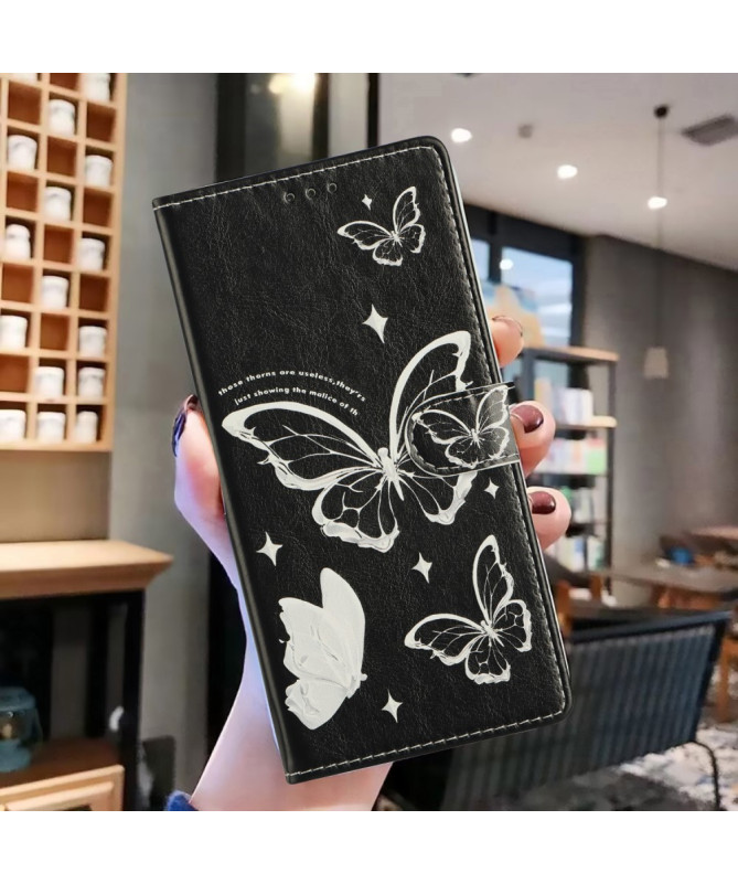 Housse Google Pixel 9 / 9 Pro | Papillons Noirs et Blancs