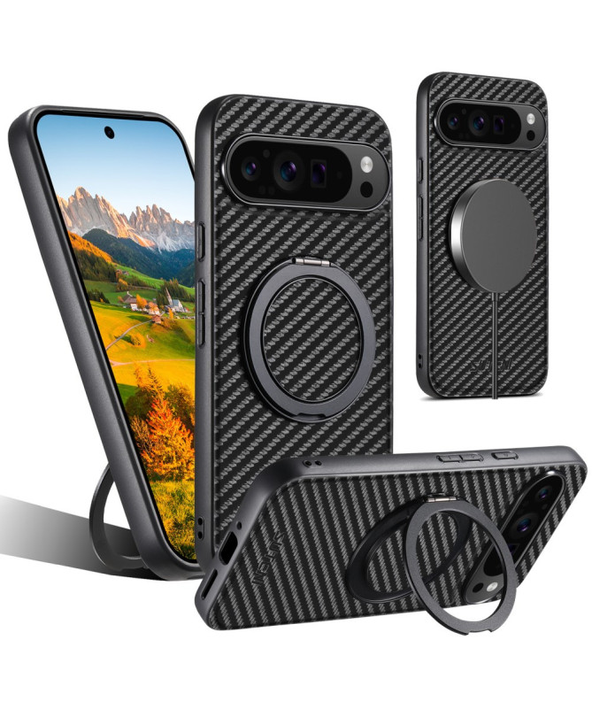 Coque Google Pixel 9 / 9 Pro | Ring Armor Magnétique Carbone