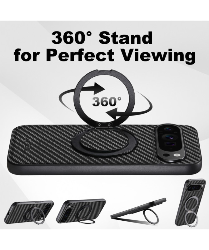 Coque Google Pixel 9 / 9 Pro | Ring Armor Magnétique Carbone