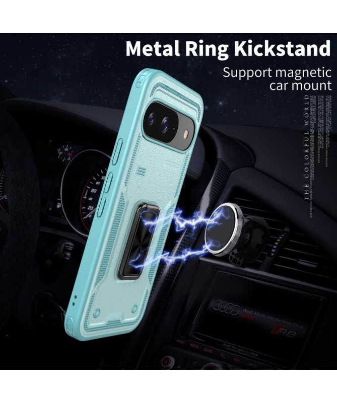 Coque Google Pixel 9 / 9 Pro | Anneau Métal & Protection Renforcée