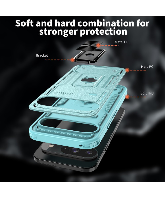 Coque Google Pixel 9 / 9 Pro | Anneau Métal & Protection Renforcée