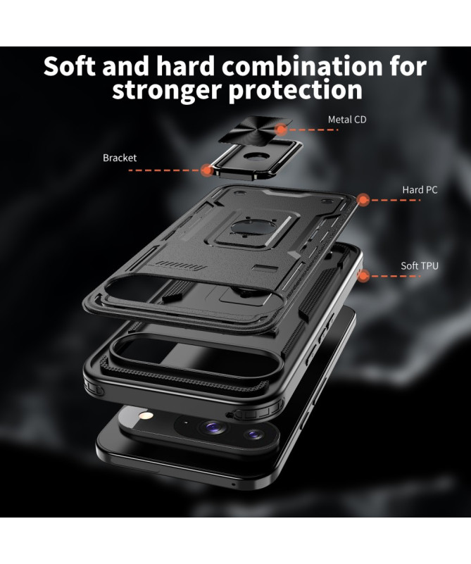Coque Google Pixel 9 / 9 Pro | Anneau Métal & Protection Renforcée