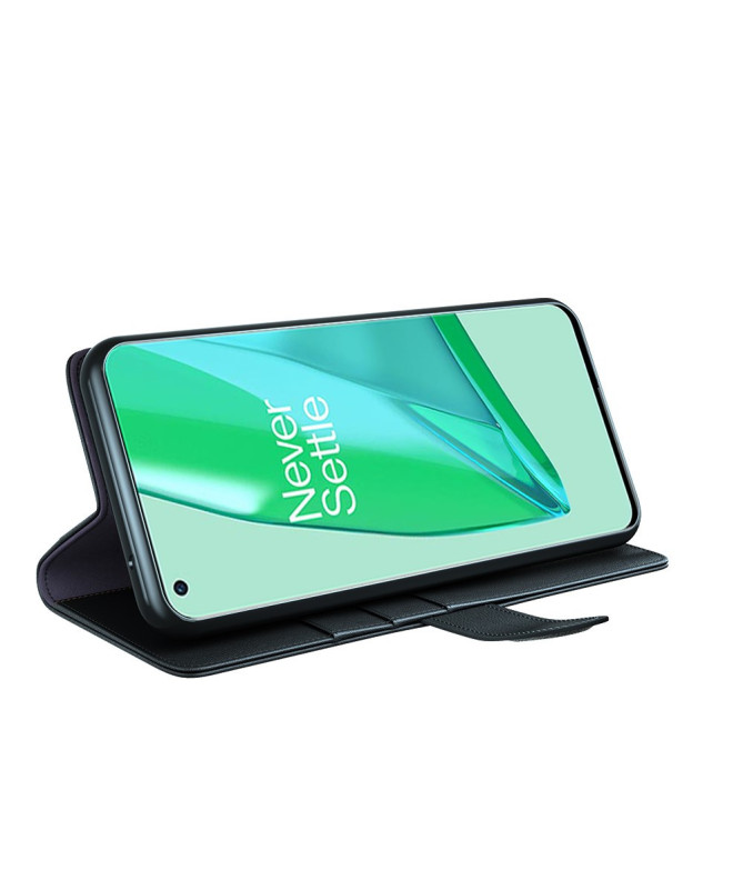 Étui OnePlus 9 Pro portefeuille en cuir premium