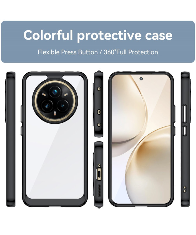 Coque Realme 14 Pro 5G Transparente Contour Couleuré