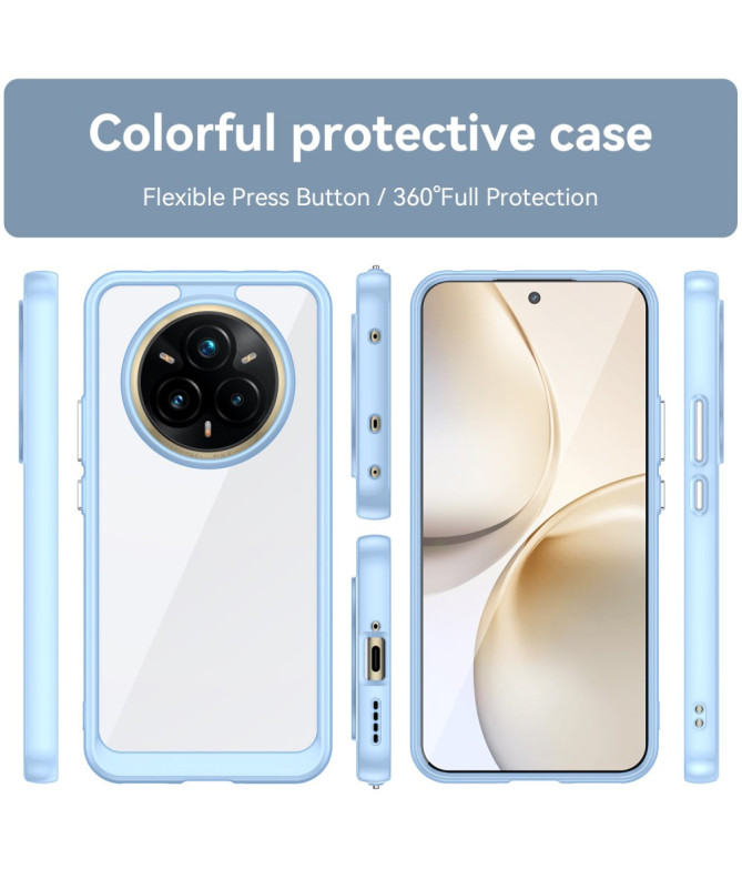 Coque Realme 14 Pro 5G Transparente Contour Couleuré