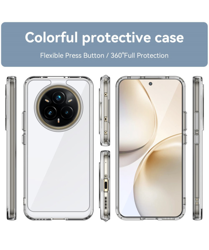 Coque Realme 14 Pro 5G Transparente Contour Couleuré