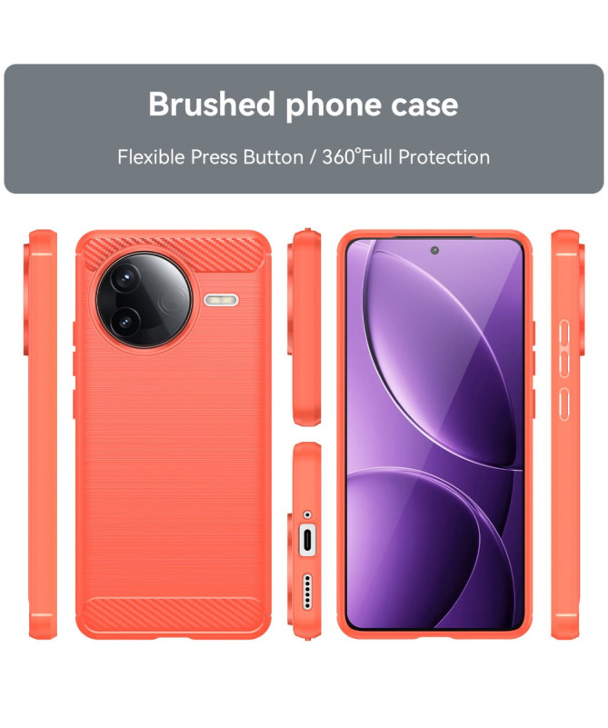 Coque Poco F7 Pro en Silicone Effet Brossé