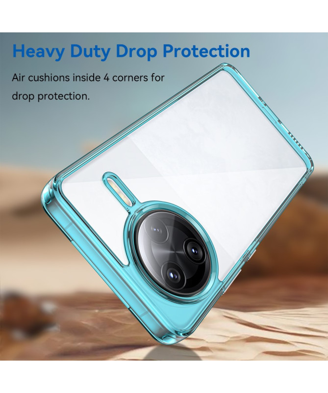 Coque Poco F7 Ultra Transparente Contour Couleuré