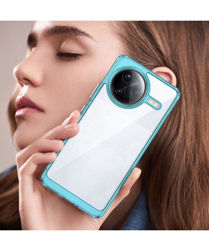Coque Poco F7 Ultra Transparente Contour Couleuré