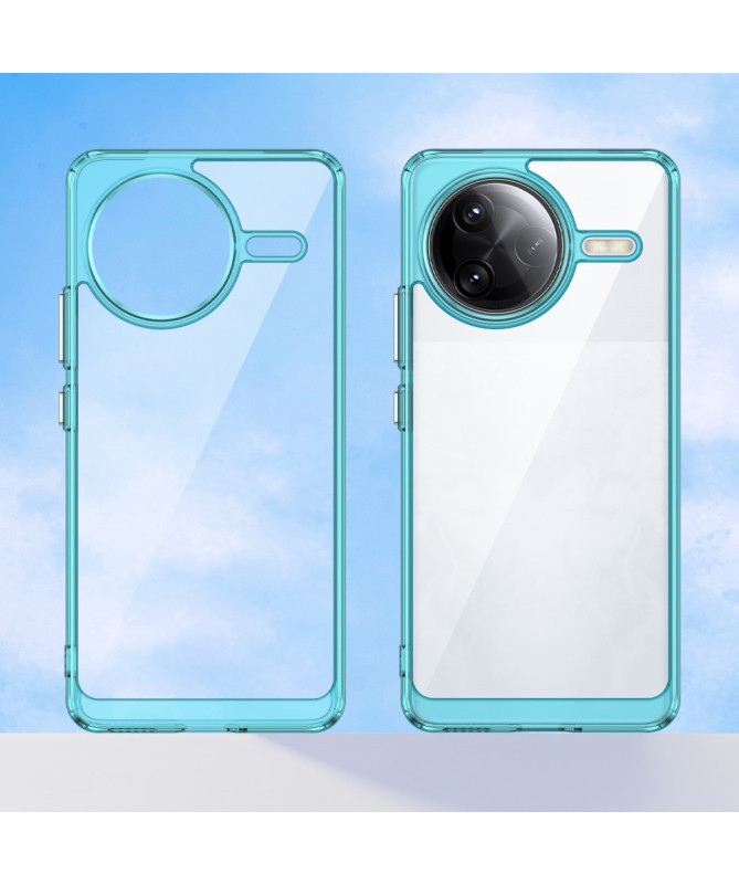 Coque Poco F7 Ultra Transparente Contour Couleuré