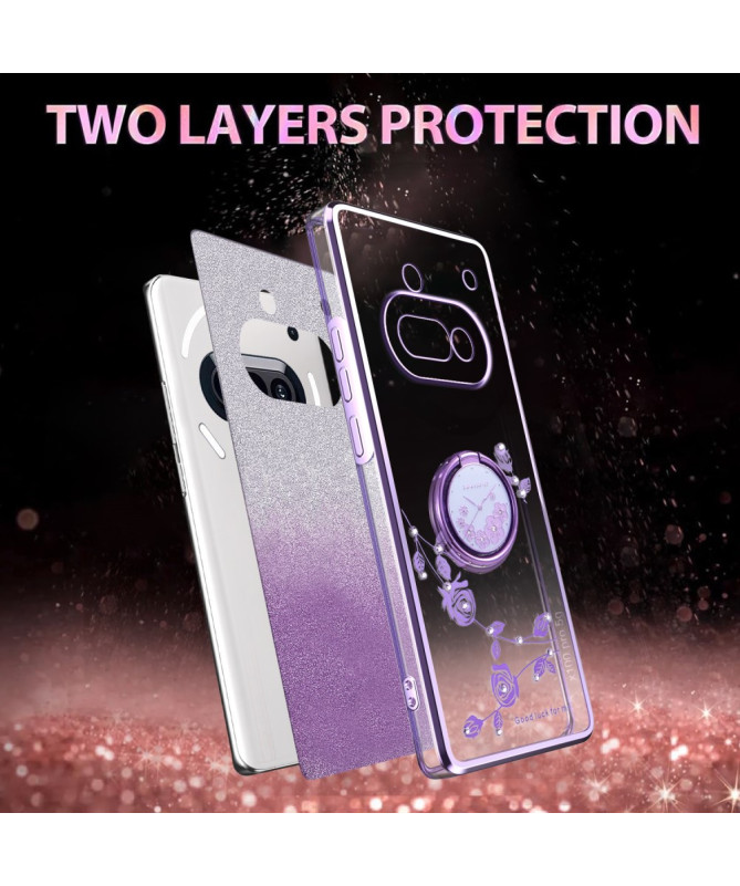 Coque Nothing Phone (3a) Glamour Glitz avec Anneau