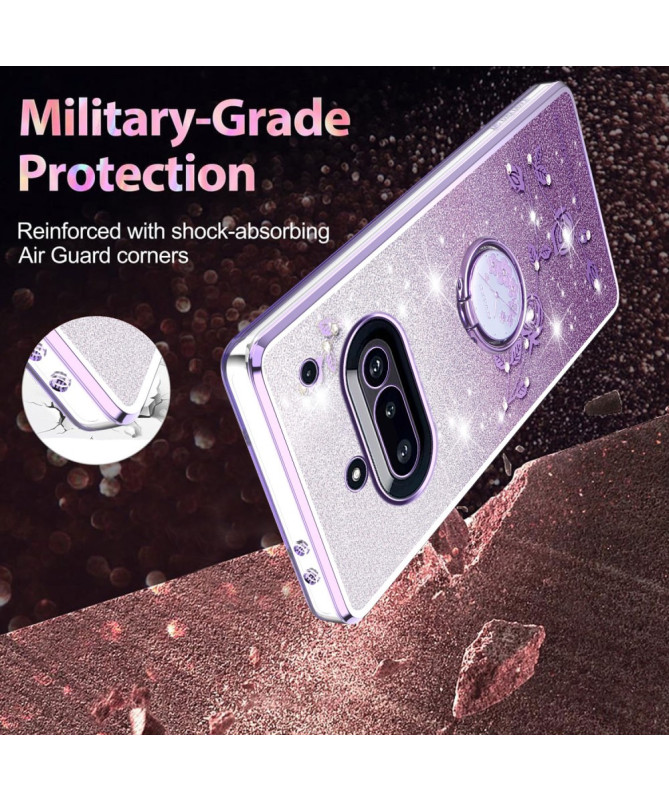 Coque Nothing Phone (3a) Glamour Glitz avec Anneau
