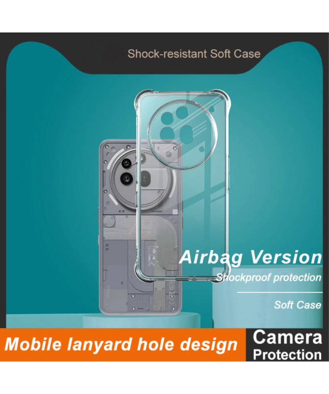 Coque Nothing Phone (3a) Pro Coins Renforcés Imak Transparente