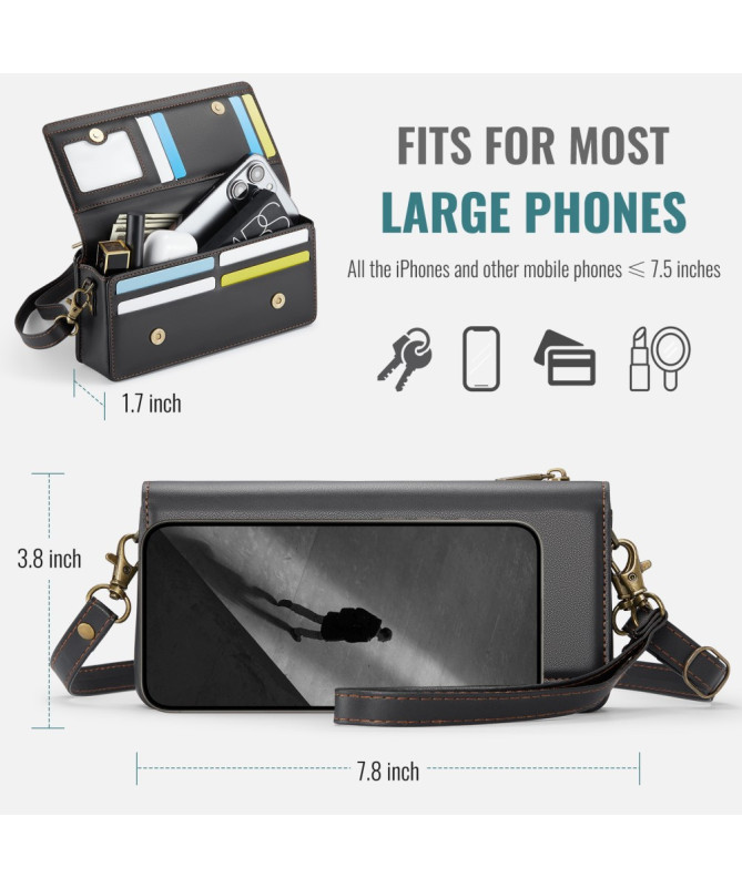 CASEME ME30 MAX | Sac Portefeuille Téléphone 4.0 à 7.5"