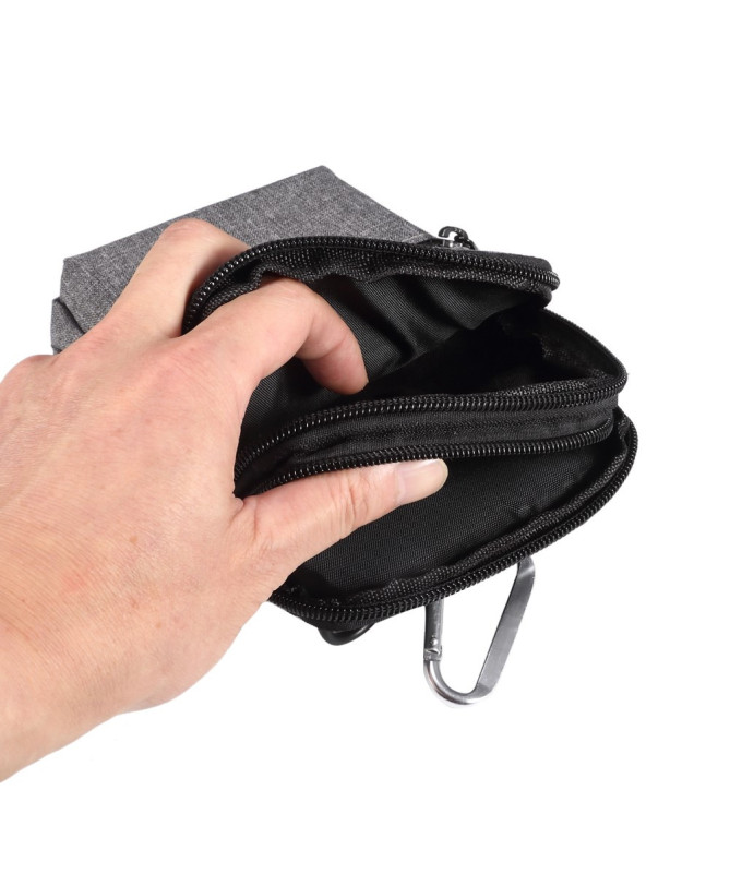 Sacoche Bandoulière Téléphone 7,2 Pouces Toile Déperlante