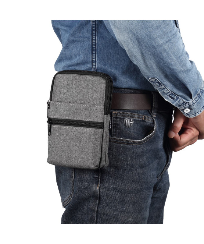 Sacoche Bandoulière Téléphone 7,2 Pouces Toile Déperlante