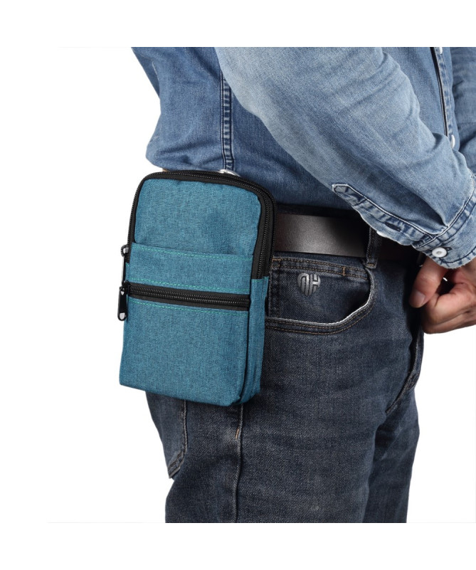 Sacoche Bandoulière Téléphone 7,2 Pouces Toile Déperlante