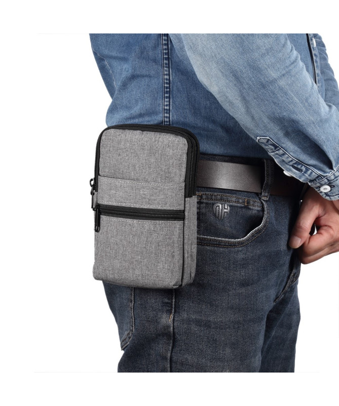 Sacoche Bandoulière Téléphone 7,2 Pouces Toile Déperlante