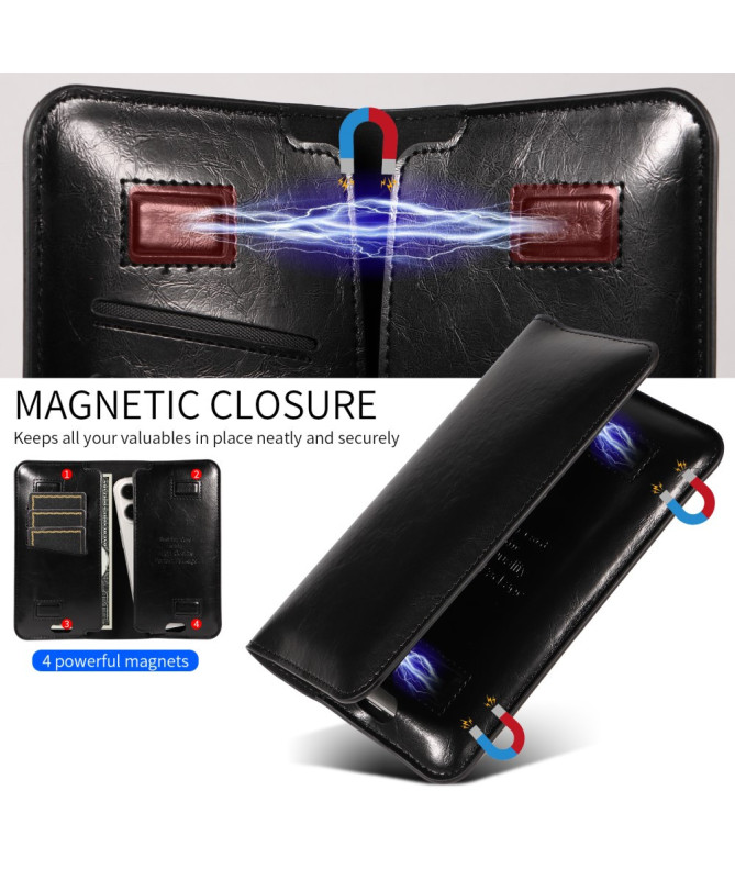 DUOPAK | Housse Universelle Double Téléphone 19 x 11 cm Noir - photo 4