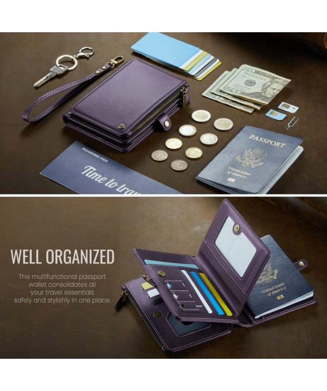 Organiseur de Voyage CASEME Me60 | 11 Cartes + Passeport