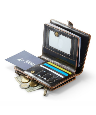 Organiseur de Voyage CASEME Me60 | 11 Cartes + Passeport Marron - photo 33
