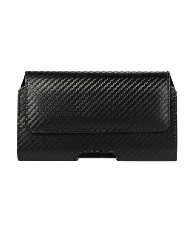 CARBONEX | Étui Ceinture Horizontal 6.1" Finition Fibre Carbone - photo 8