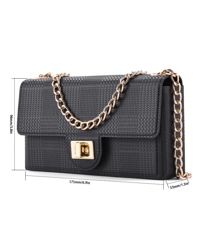 CHAINETTE | Sac Téléphone & Maquillage à Chaîne Dorée