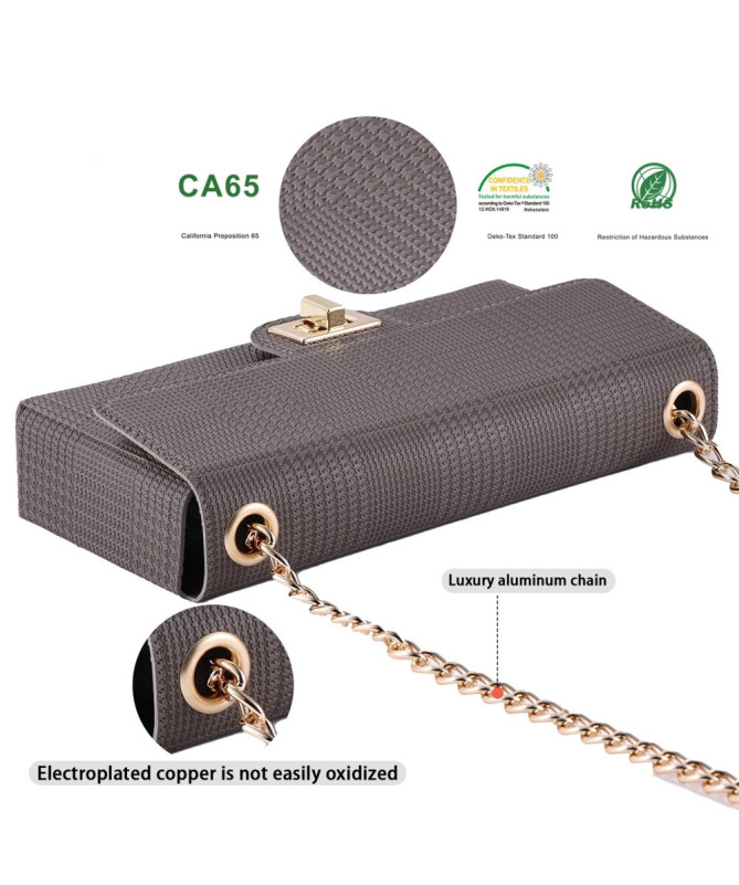 CHAINETTE | Sac Téléphone & Maquillage à Chaîne Dorée