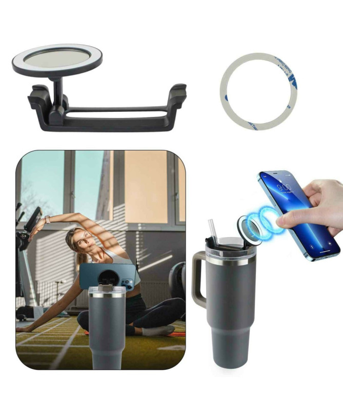 Support Magnétique Téléphone pour Gobelet