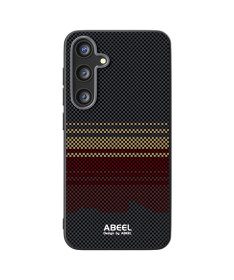 Coque Samsung Galaxy S25 Plus Lignes Bordeau & Or