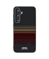 Coque Samsung Galaxy S25 Plus Lignes Bordeau & Or