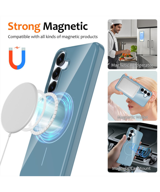 Coque Samsung Galaxy S25 Plus Magnétique avec Lanière