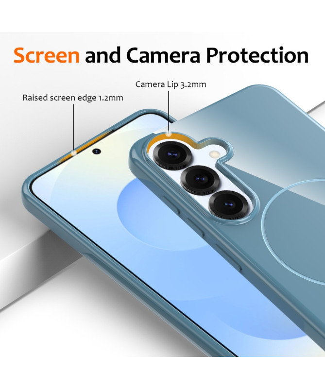 Coque Samsung Galaxy S25 Plus Magnétique avec Lanière