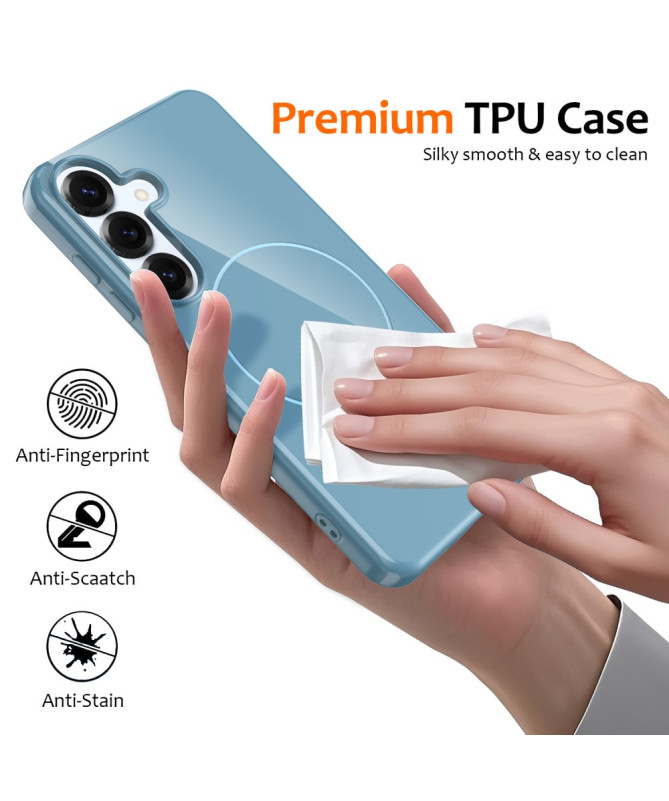 Coque Samsung Galaxy S25 Plus Magnétique avec Lanière