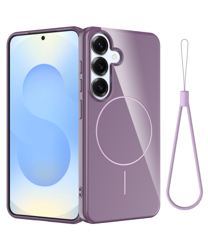 Coque Samsung Galaxy S25 Plus Magnétique avec Lanière