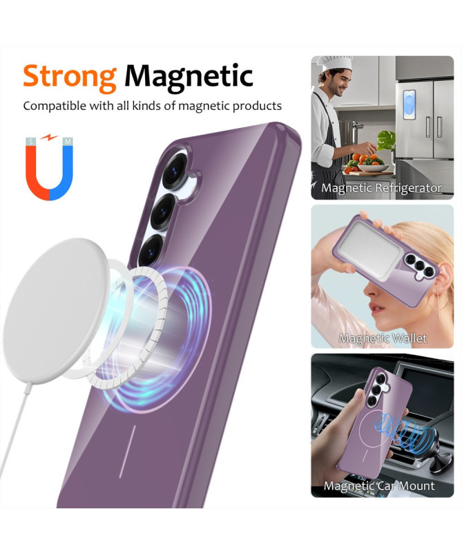 Coque Samsung Galaxy S25 Plus Magnétique avec Lanière