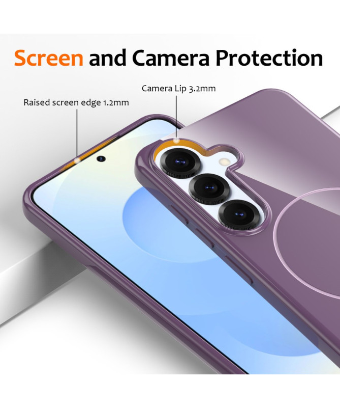 Coque Samsung Galaxy S25 Plus Magnétique avec Lanière