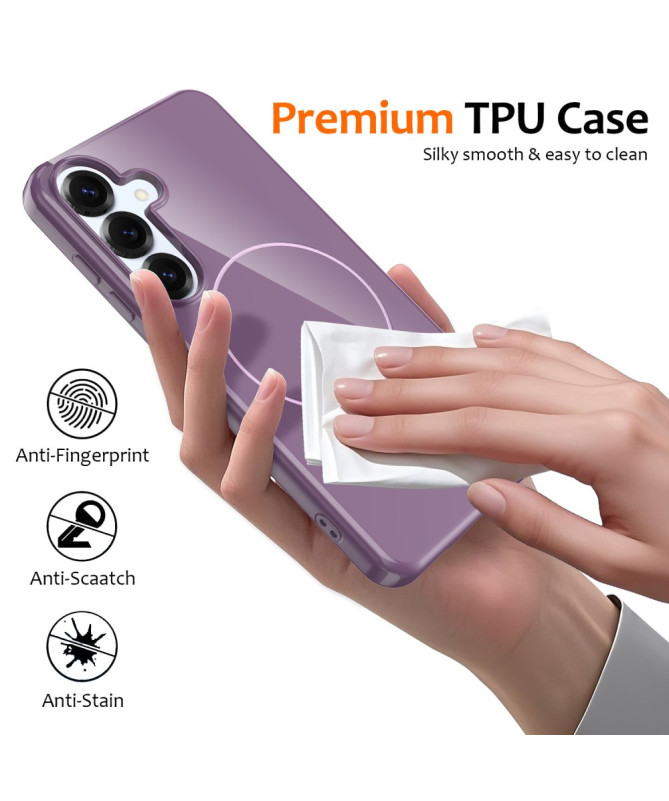 Coque Samsung Galaxy S25 Plus Magnétique avec Lanière